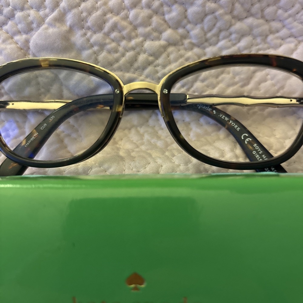 Kate Spade Eyeglasses Maribeth CU8 +35 Havana Cat Eye 52[]17 5-4 With Case - Picture 2 of 6